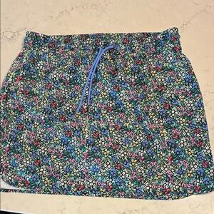 St. John's Bay Multicolor Floral Mini Skirt